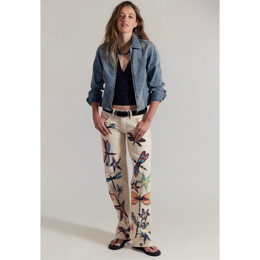 We The Free Tennessee Low-Rise Illusions Jeans | Dragonfly | Size 26